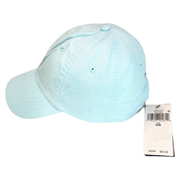 Polo Ralph Lauren Soft Aqua With Multicolored Pony Logo Baseball Cap Hat OS - Picture 8 of 13